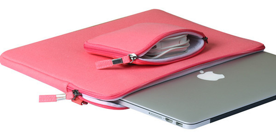 Цвет пинка рукава ноутбука изготовленного на заказ неопрена противоударный на Макбоок 15 дюймов