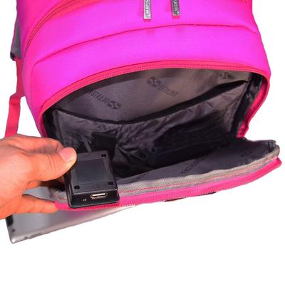 нейлон 3.5В укладывая рюкзак солнечный заряжатель, рюкзак женщин 6В с построенный в заряжателе