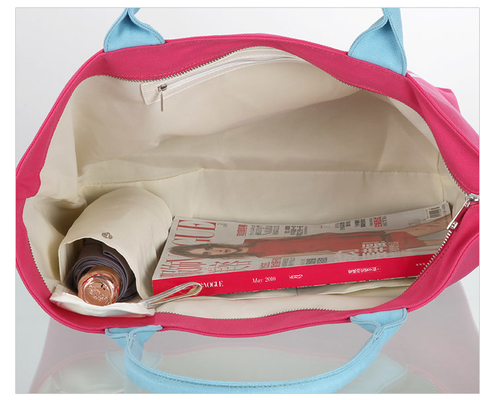 Водоустойчивая картина сумки Тоте 420Д нейлона покупок Микей с молнией